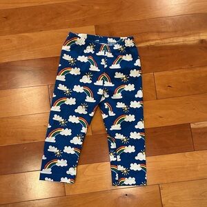 Hanna Andersson Blue Rainbow Capri Leggings